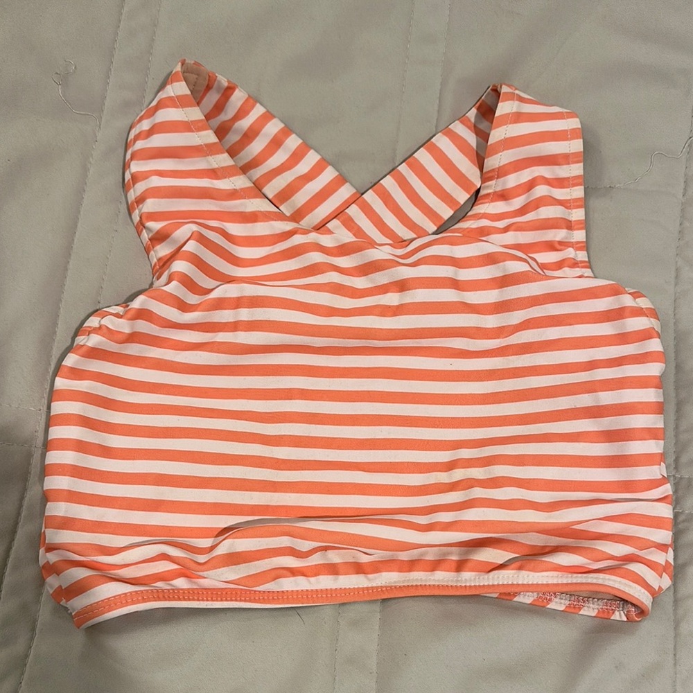 Albion Striped Bikini Top